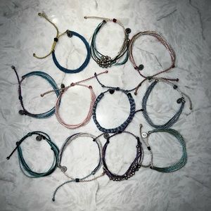 Pura Vida Bracelets | grouping of 11 assorted colors